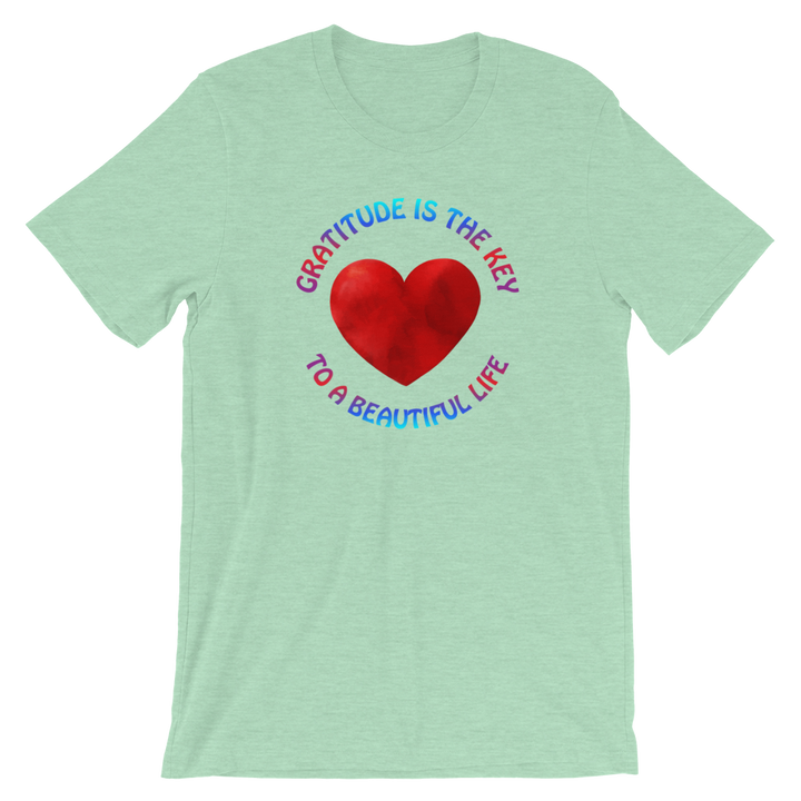 Short-Sleeve Unisex T-Shirt (Gratitude is the Key to a Beautiful Life)
