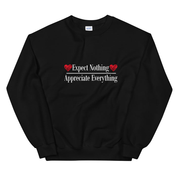 Unisex Heavy Blend Crewneck Sweatshirt (Expect Nothing/Appreciate Everything)