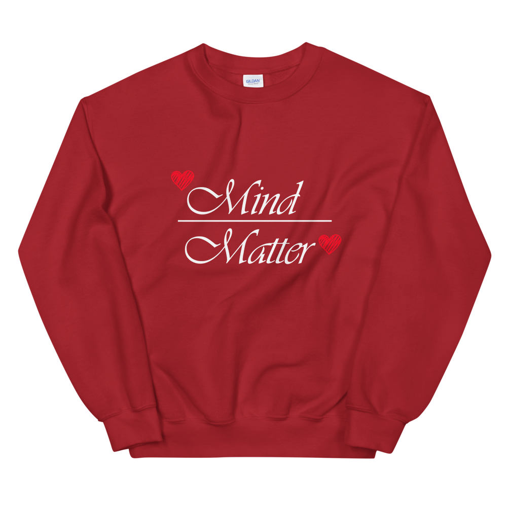 Unisex Heavy Blend Crewneck Sweatshirt (Mind over Matter)