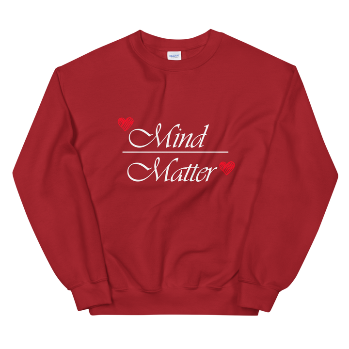 Unisex Heavy Blend Crewneck Sweatshirt (Mind over Matter)