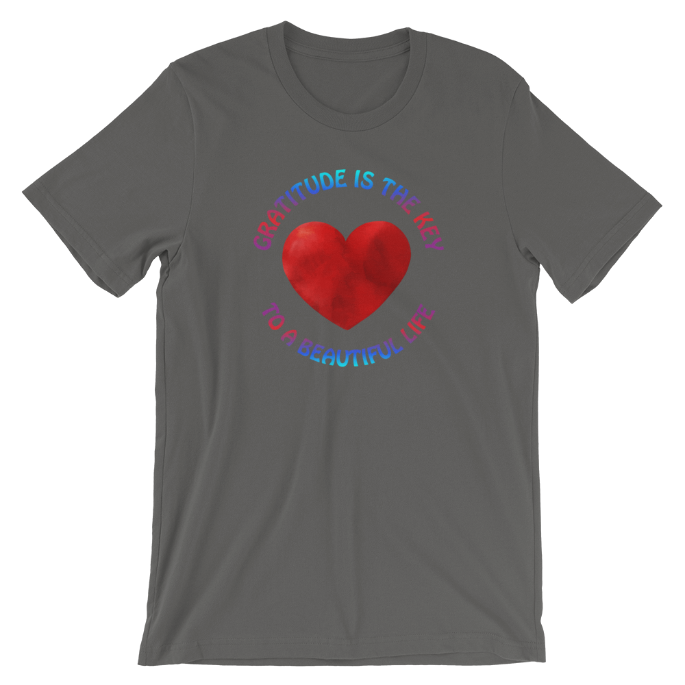 Short-Sleeve Unisex T-Shirt (Gratitude is the Key to a Beautiful Life)