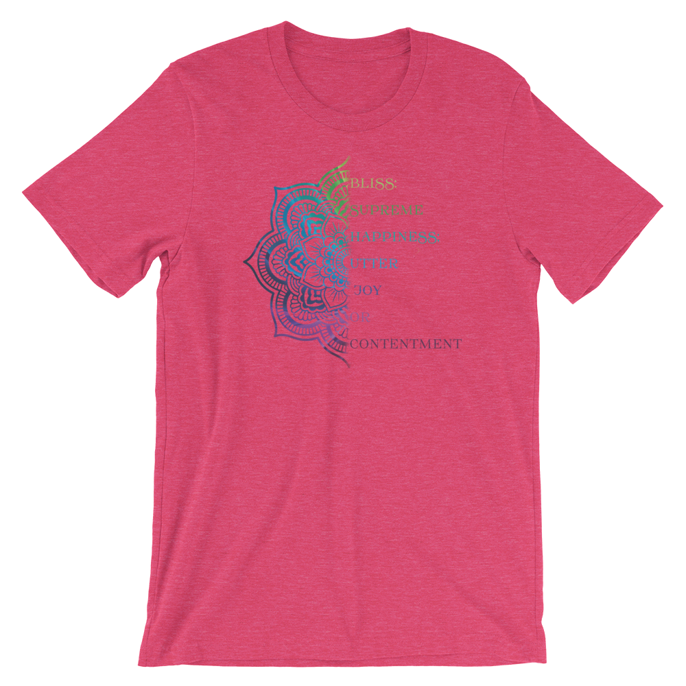 Short-Sleeve Unisex T-Shirt (Bliss - variegated mandala)