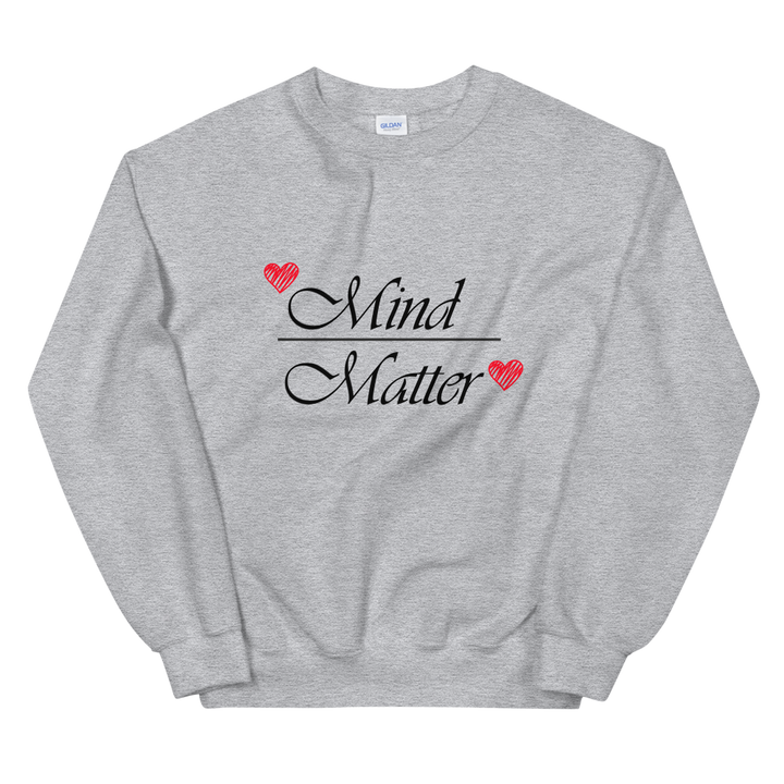 Unisex Heavy Blend Crewneck Sweatshirt (Mind over Matter)
