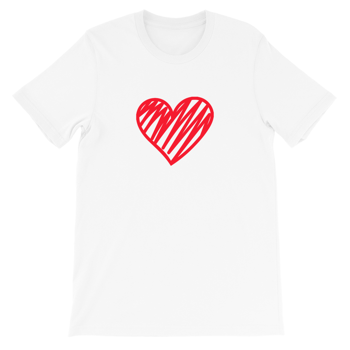 Short-Sleeve Unisex T-Shirt (Heart)