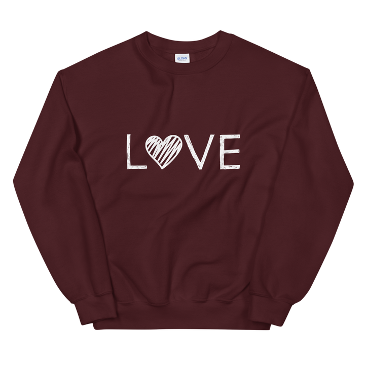 Unisex Heavy Blend Crewneck Sweatshirt (LOVE)
