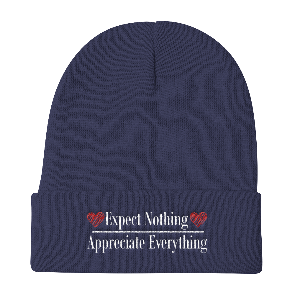 Knit Beanie (Expect Nothing, Appreciate Everything)