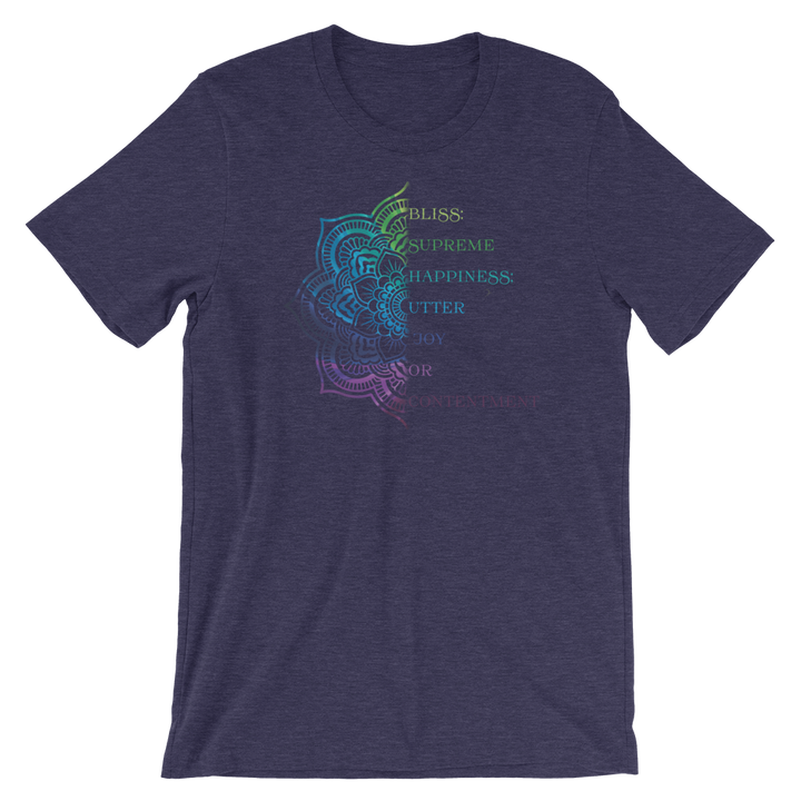 Short-Sleeve Unisex T-Shirt (Bliss - variegated mandala)