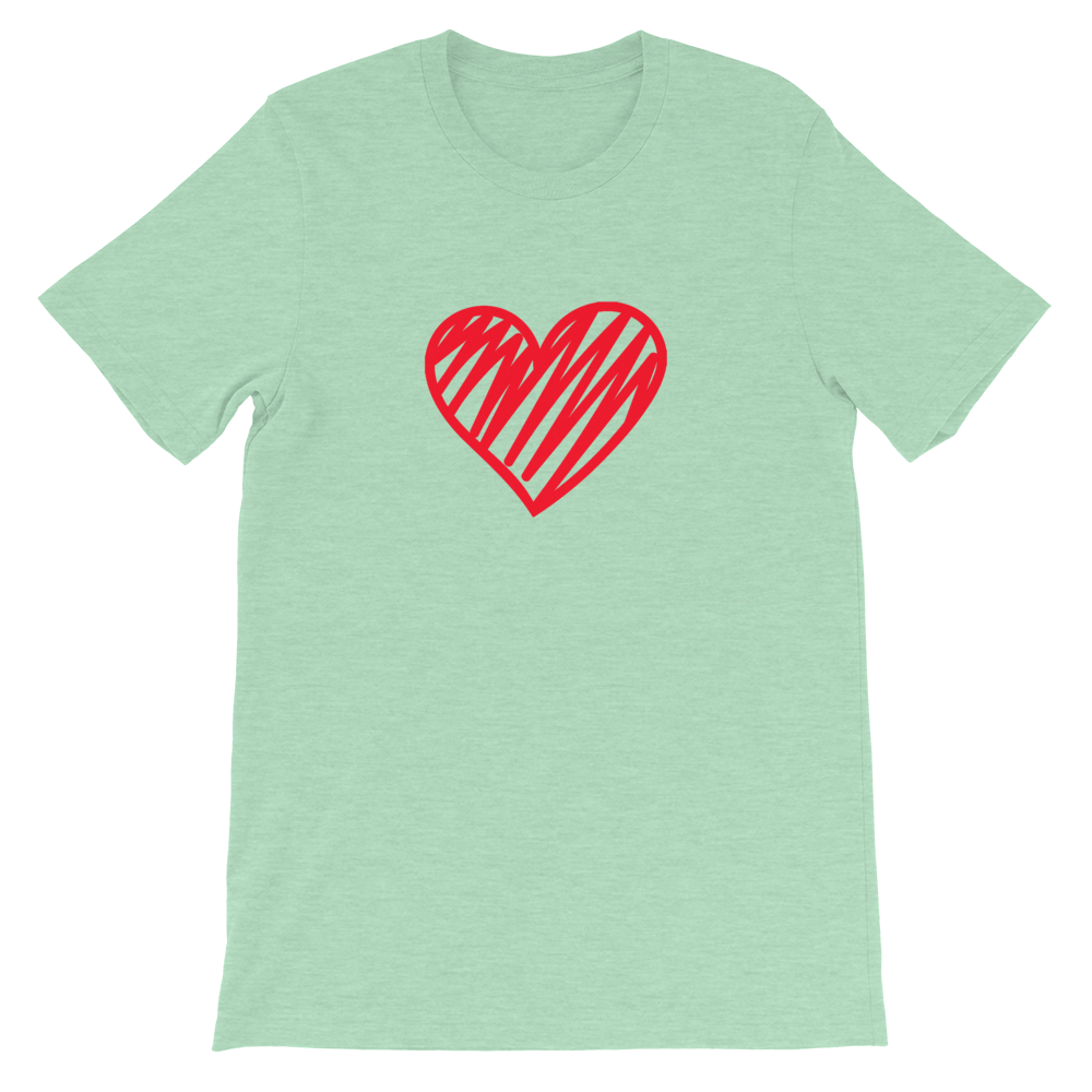 Short-Sleeve Unisex T-Shirt (Heart)