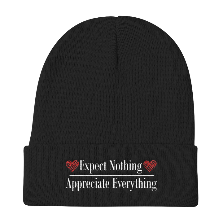 Knit Beanie (Expect Nothing, Appreciate Everything)