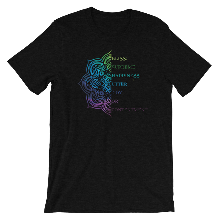 Short-Sleeve Unisex T-Shirt (Bliss - variegated mandala)