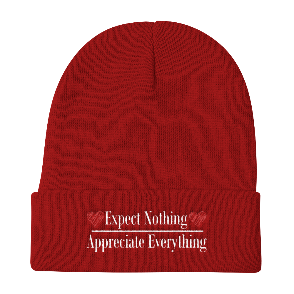 Knit Beanie (Expect Nothing, Appreciate Everything)