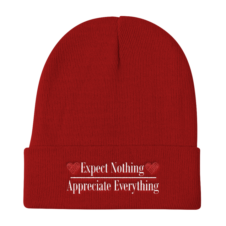 Knit Beanie (Expect Nothing, Appreciate Everything)