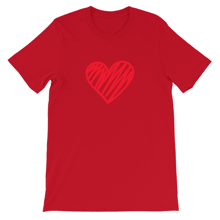 Short-Sleeve Unisex T-Shirt (Heart)