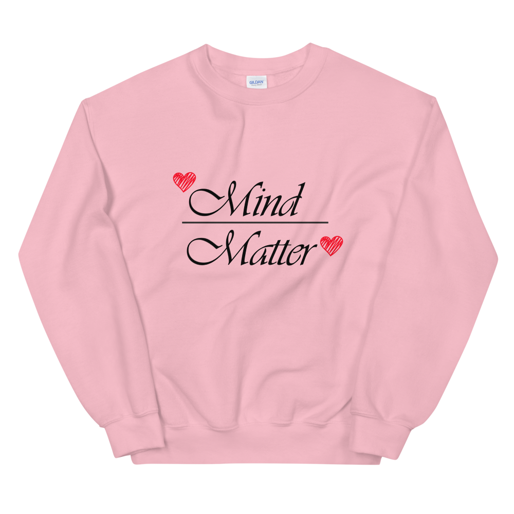 Unisex Heavy Blend Crewneck Sweatshirt (Mind over Matter)
