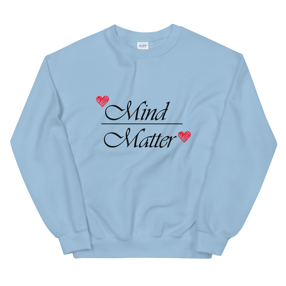Unisex Heavy Blend Crewneck Sweatshirt (Mind over Matter)