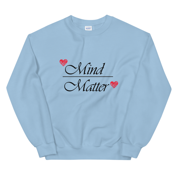 Unisex Heavy Blend Crewneck Sweatshirt (Mind over Matter)