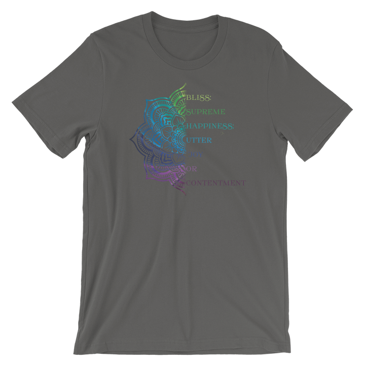 Short-Sleeve Unisex T-Shirt (Bliss - variegated mandala)
