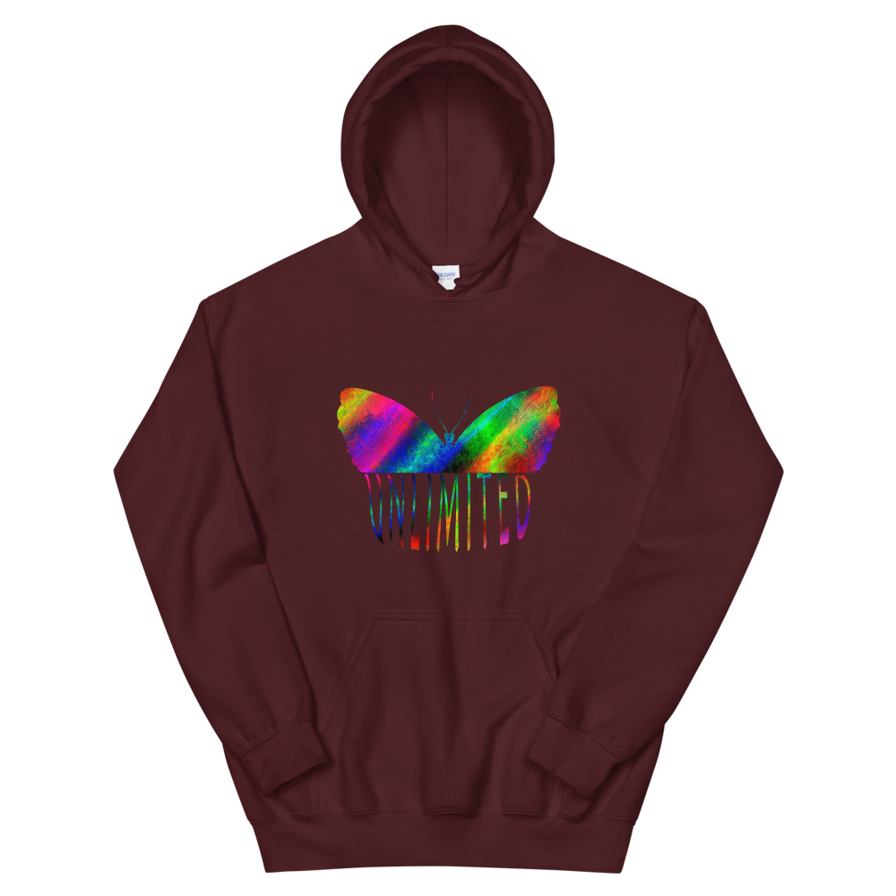 Hooded Sweatshirt (Unlimited - butterfly)