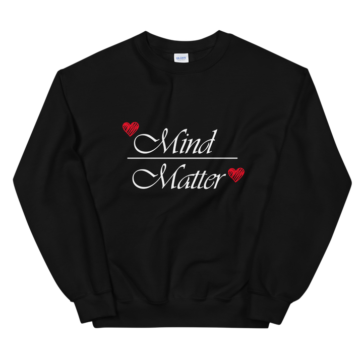 Unisex Heavy Blend Crewneck Sweatshirt (Mind over Matter)