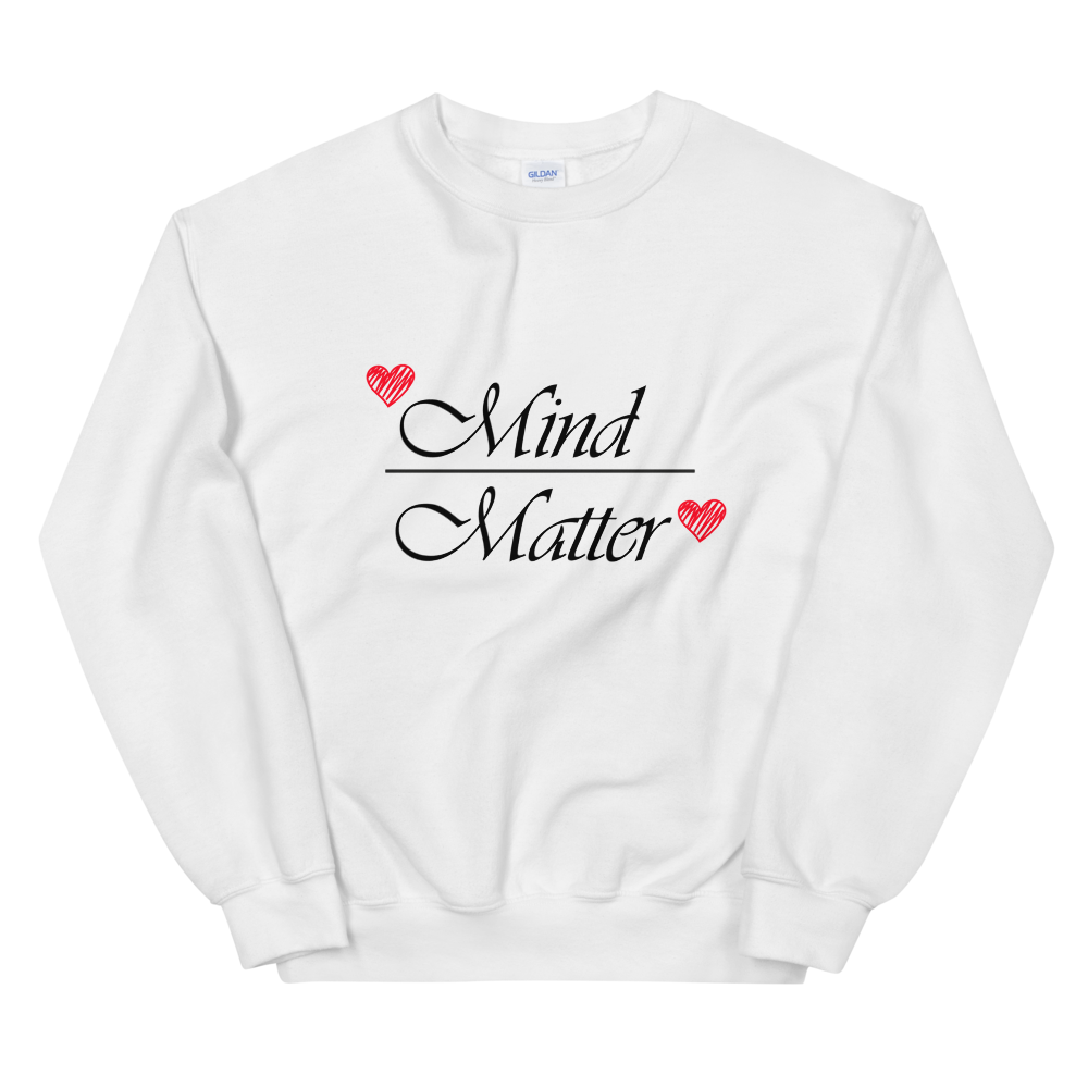 Unisex Heavy Blend Crewneck Sweatshirt (Mind over Matter)