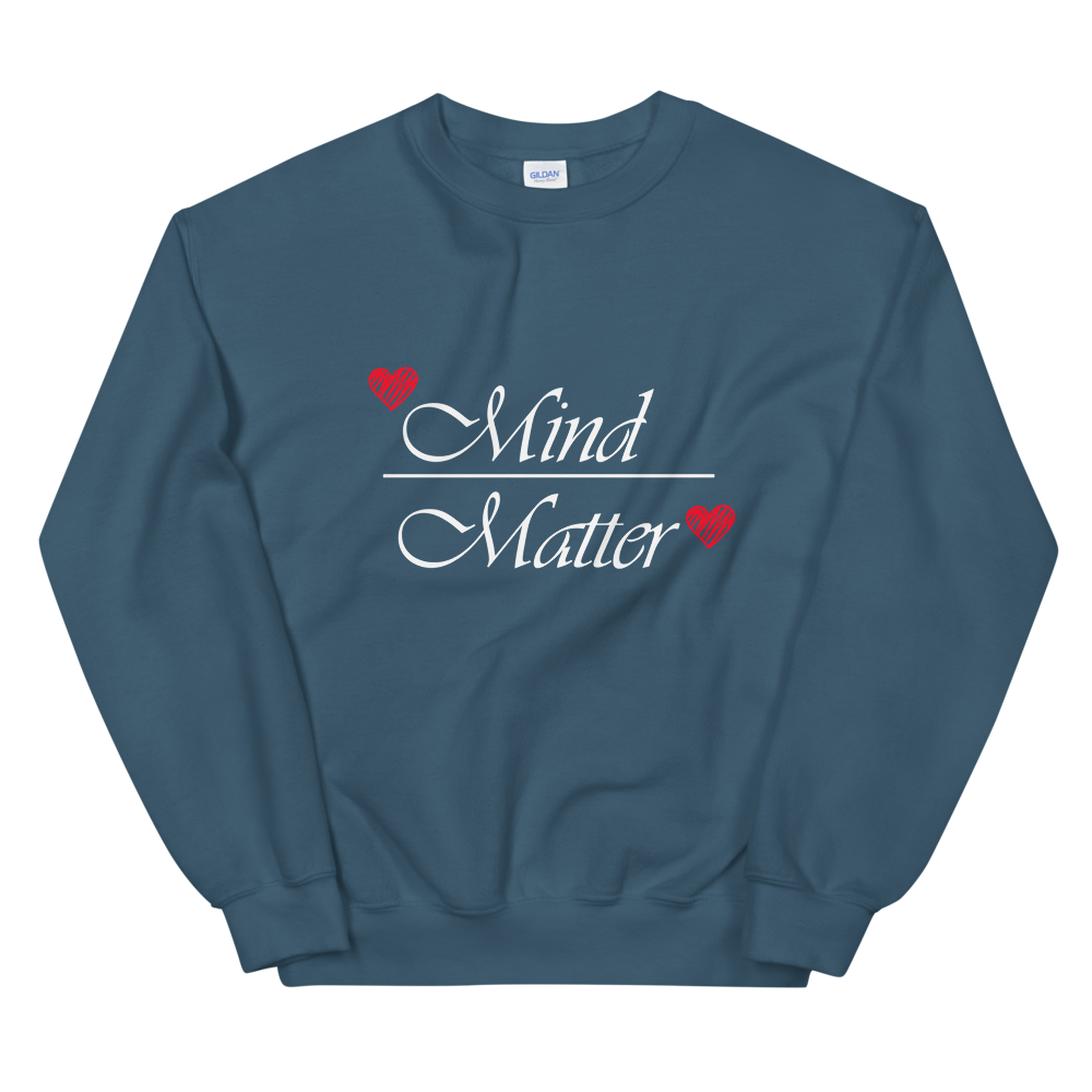 Unisex Heavy Blend Crewneck Sweatshirt (Mind over Matter)