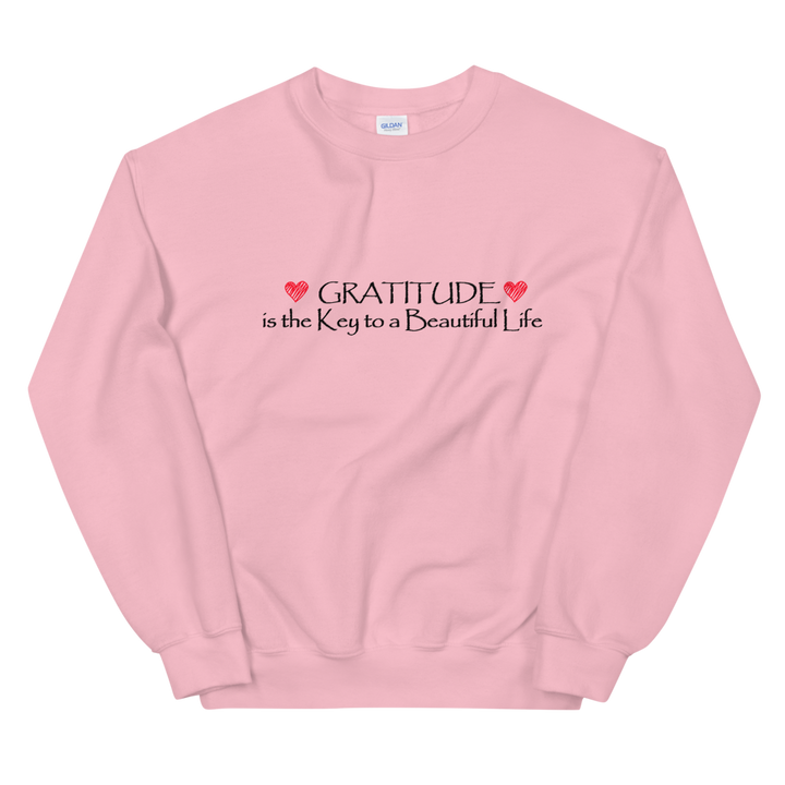Unisex Heavy Blend Crewneck Sweatshirt (Gratitude is the Key to a Beautiful Life)