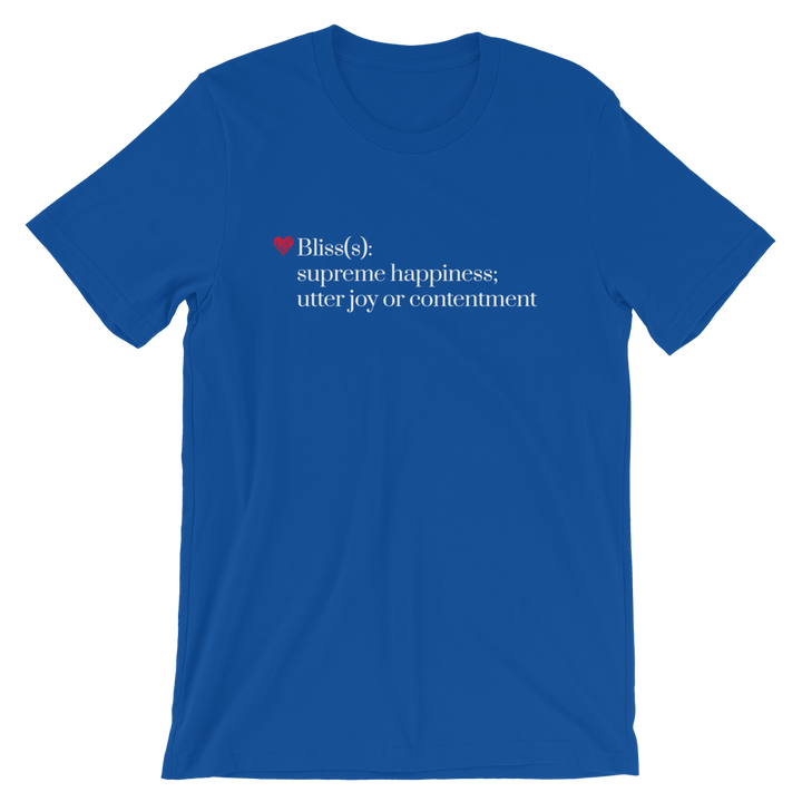 Short-Sleeve Unisex T-Shirt (Blisss Definition)